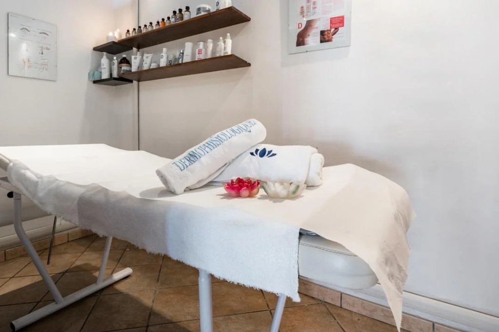 Cabina trattamenti viso La Methode Roma Monteverde — prodotti Dermophisiologique