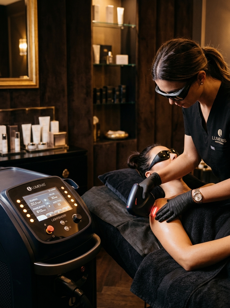 Cabina epilazione laser diodo — La Methode Roma Monteverde, tecnologia a -5°C
